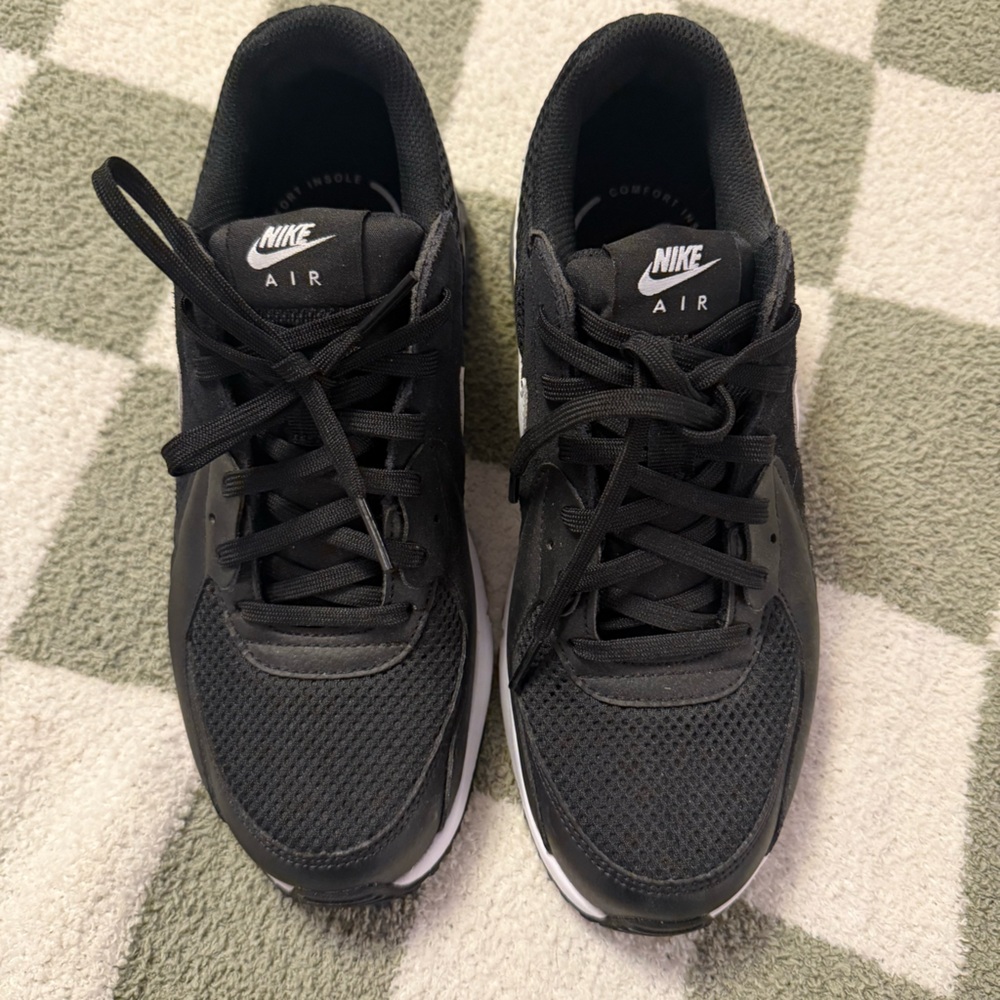 Nike Air Max Black Mesh Sneakers